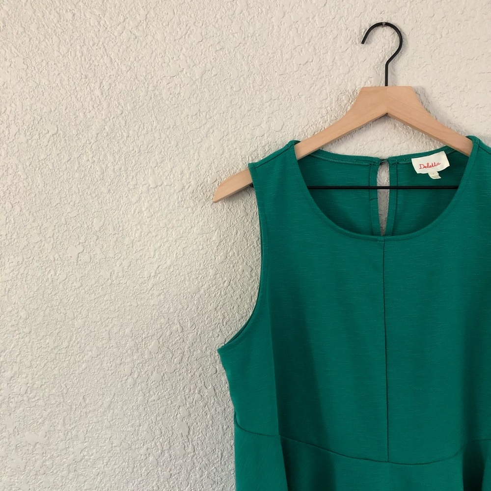 Anthropologie Jade Green Sleeveless Top - Picture 9 of 10